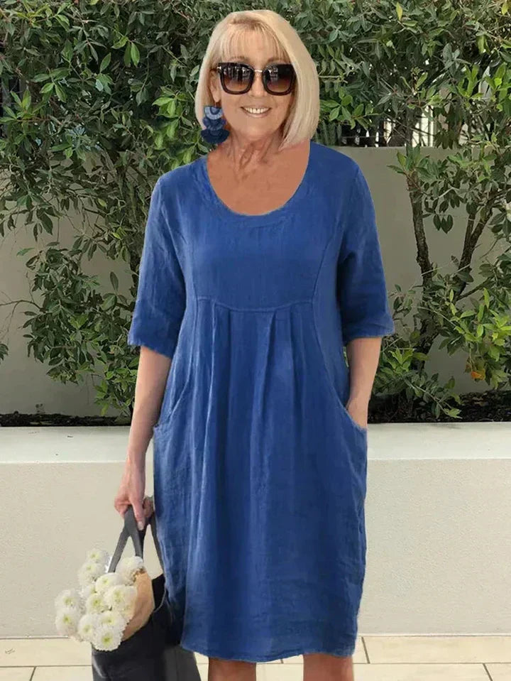 Hannah Loose Dress with Pockets