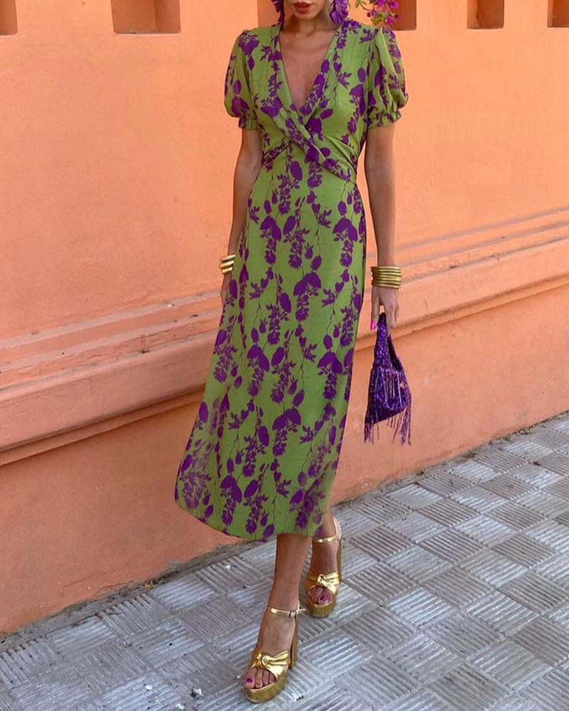 Lola  Elegant Floral Dress