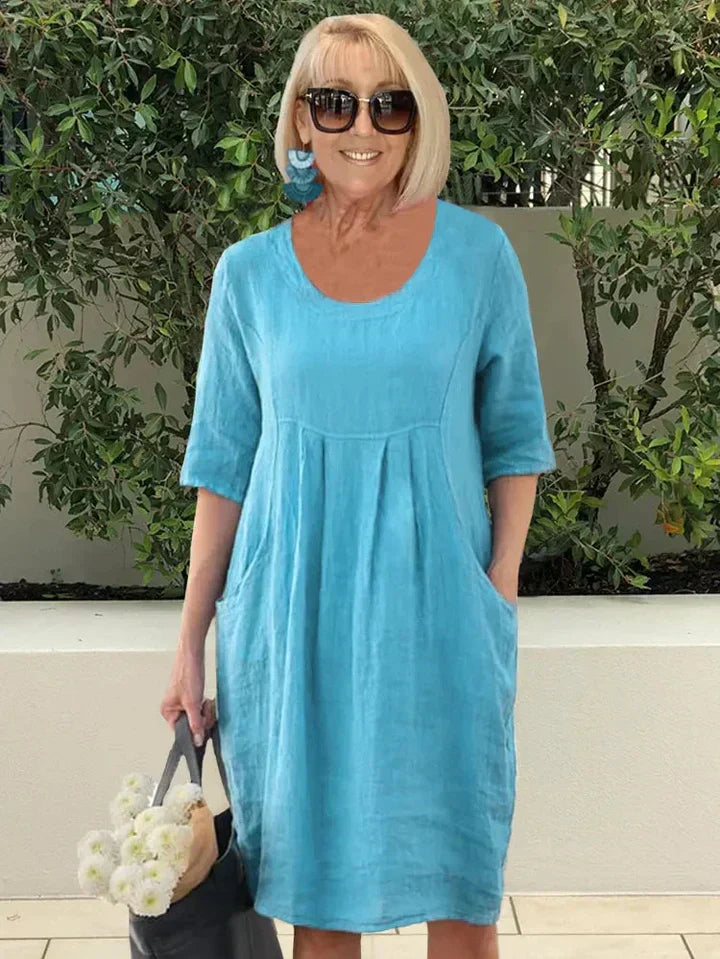 Hannah Loose Dress with Pockets