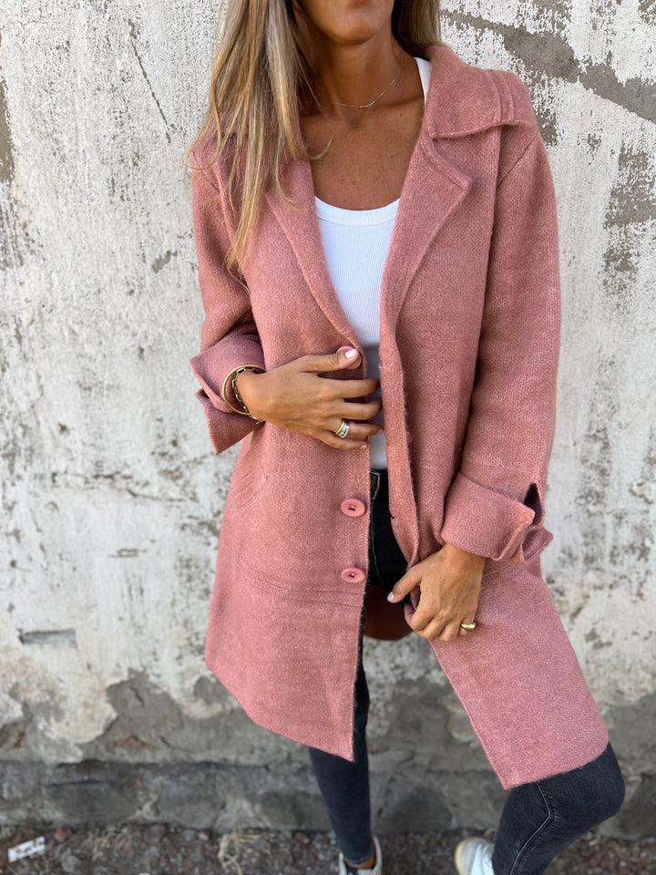 Milan™ - Casual Long Coat With Cuffs