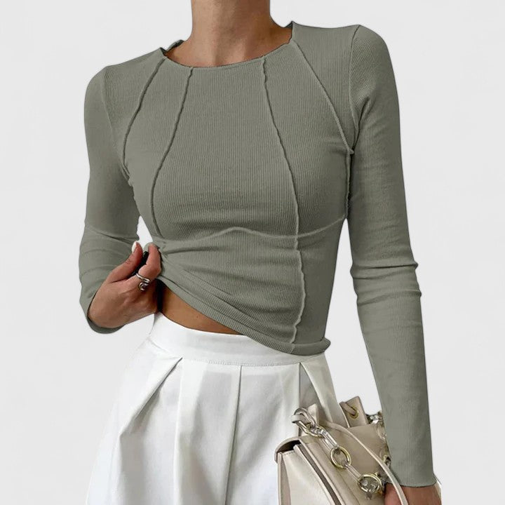 April Comfortable Long Sleeve Top