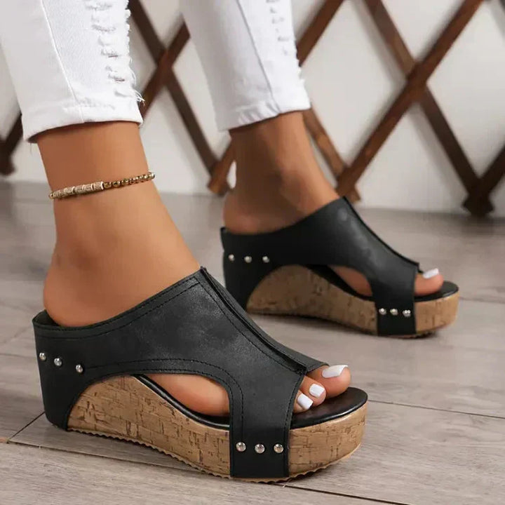 Aruna Stylish Orthopedic Wedge Sandals