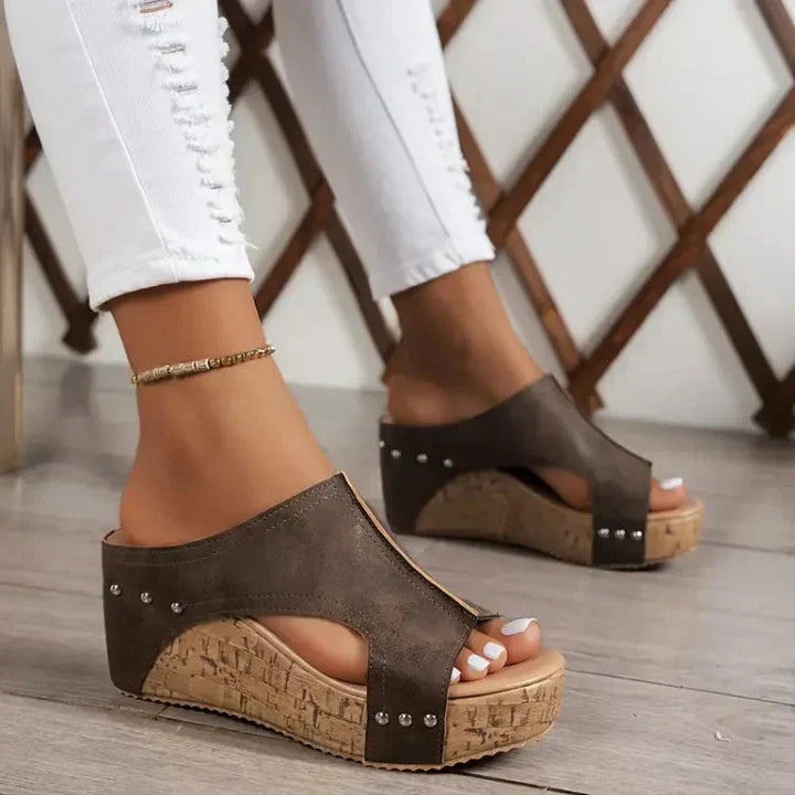 Aruna Stylish Orthopedic Wedge Sandals