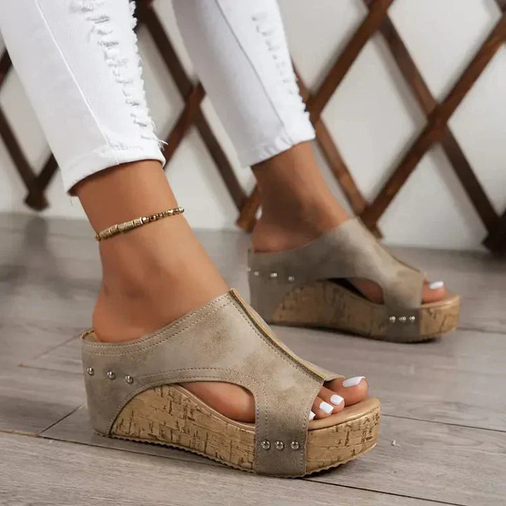 Aruna Stylish Orthopedic Wedge Sandals