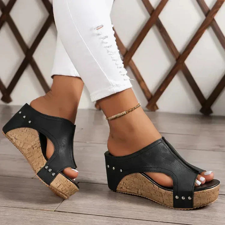 Aruna Stylish Orthopedic Wedge Sandals