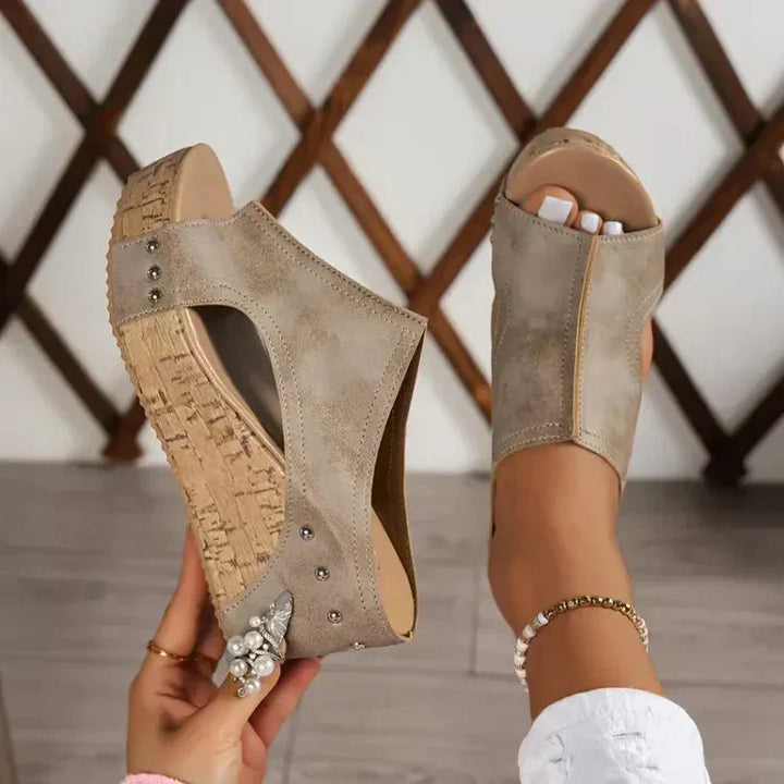 Aruna Stylish Orthopedic Wedge Sandals