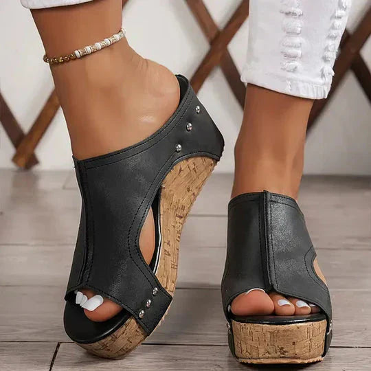Aruna Stylish Orthopedic Wedge Sandals