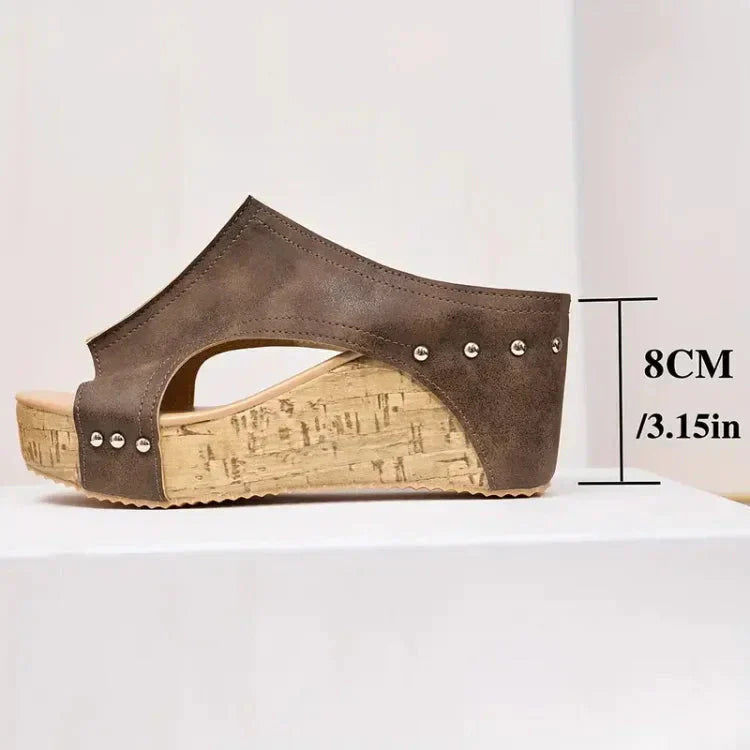 Aruna Stylish Orthopedic Wedge Sandals