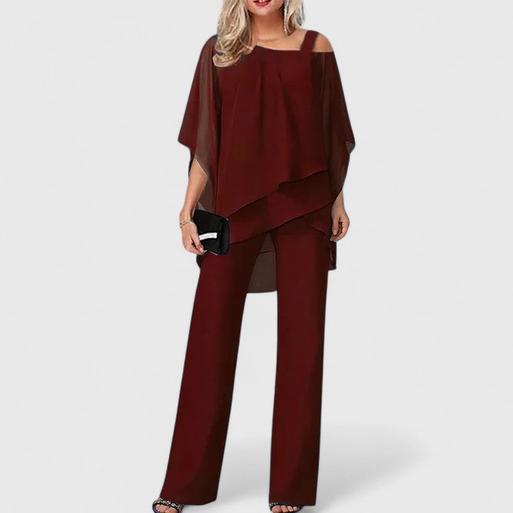 Jubelin  Elegant Two-Piece Pant Set