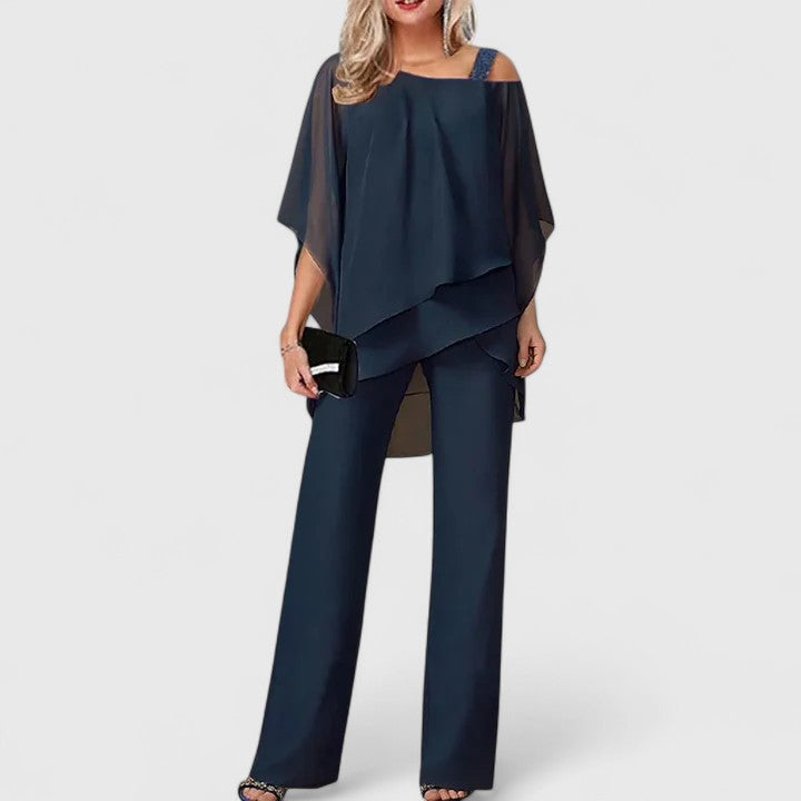 Jubelin  Elegant Two-Piece Pant Set