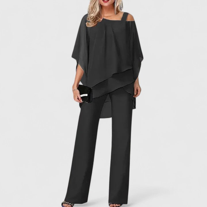Jubelin  Elegant Two-Piece Pant Set