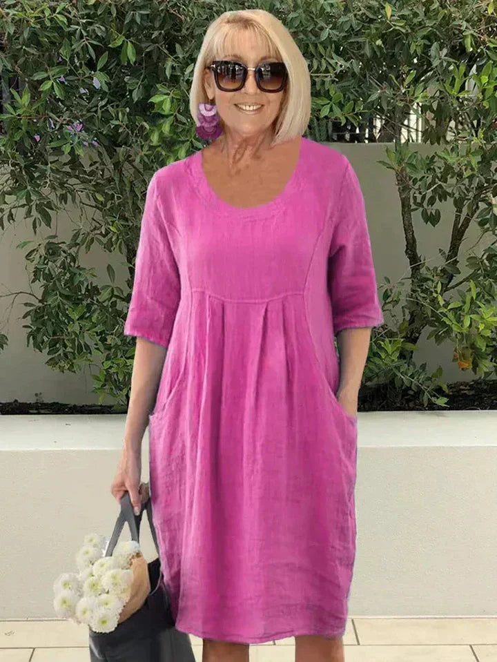 Hannah Loose Dress with Pockets