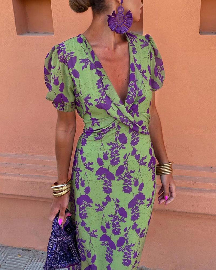 Lola  Elegant Floral Dress