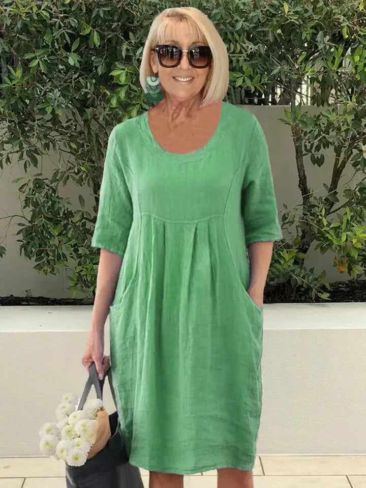 Hannah Loose Dress with Pockets